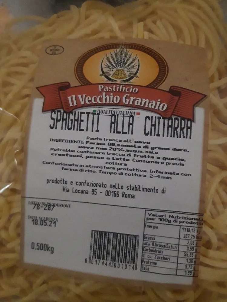 Spaghetti alla chitarra