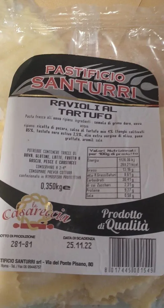 Ravioli al tartufo