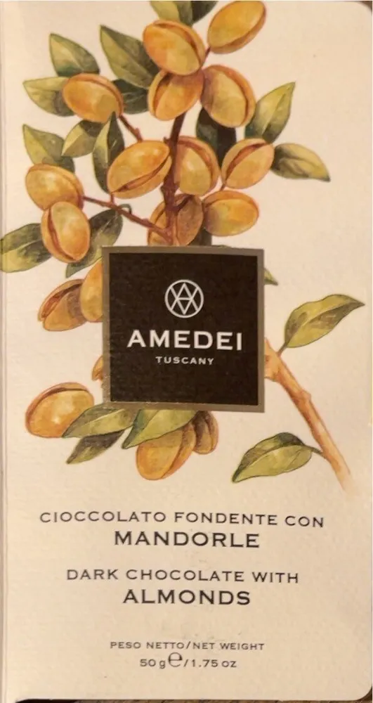 cioccolato fondente con mandorle