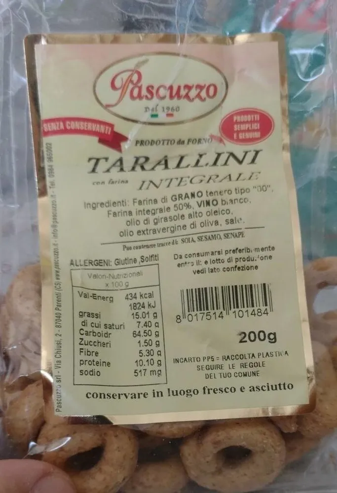 Taralli integrali