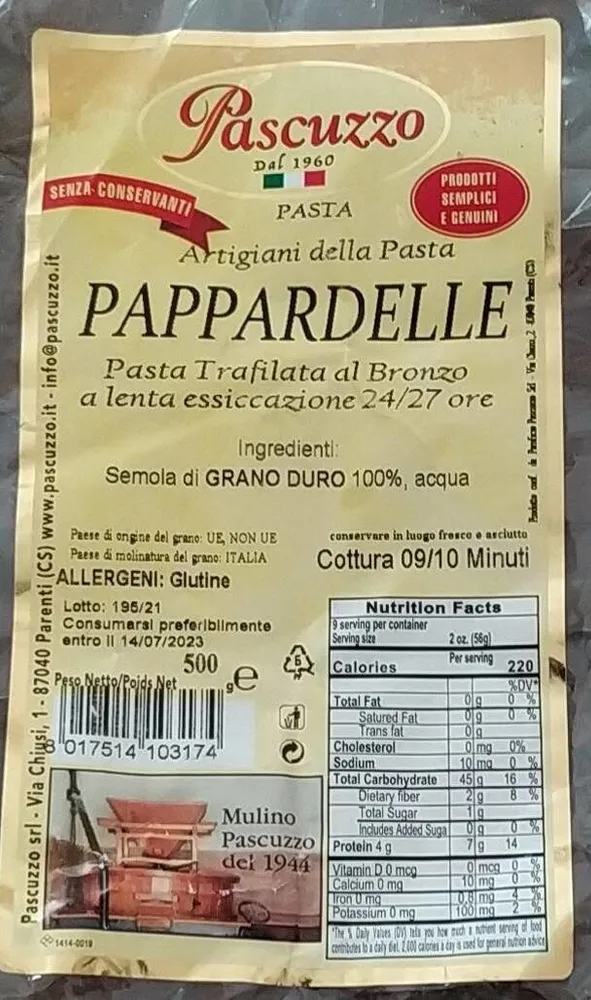 Pappardelle