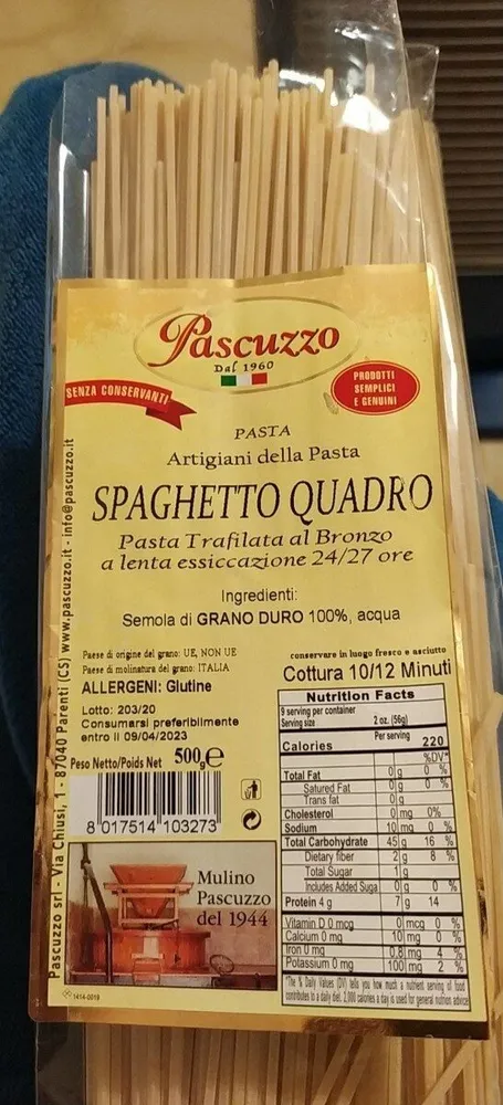 Spaghetti quadri