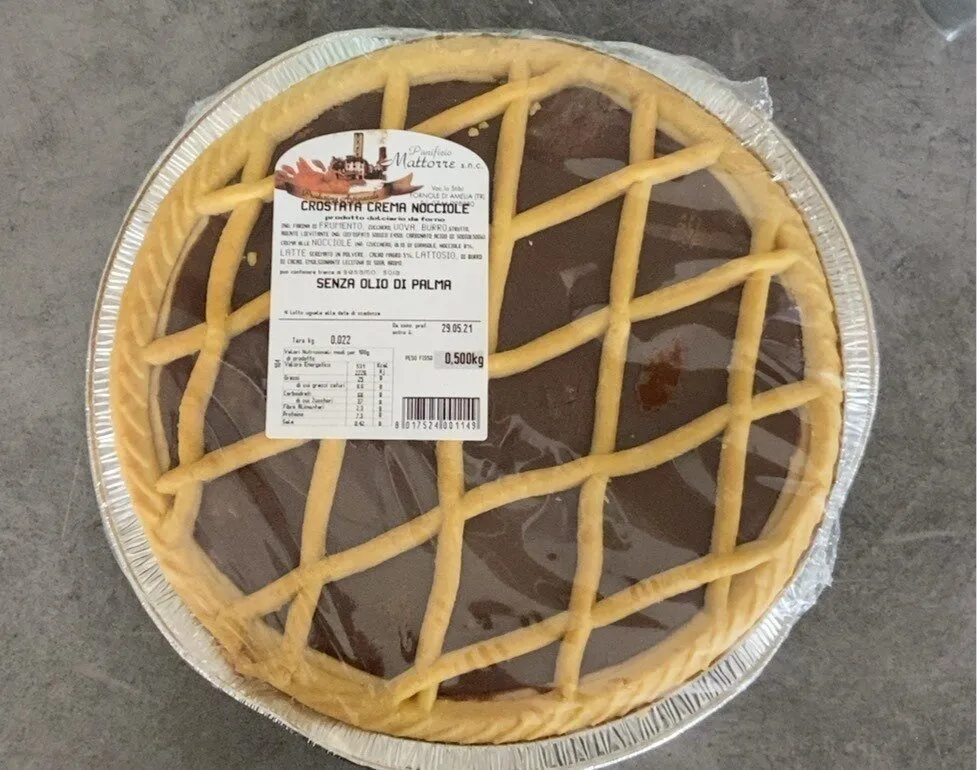 Crostata crema nocciole