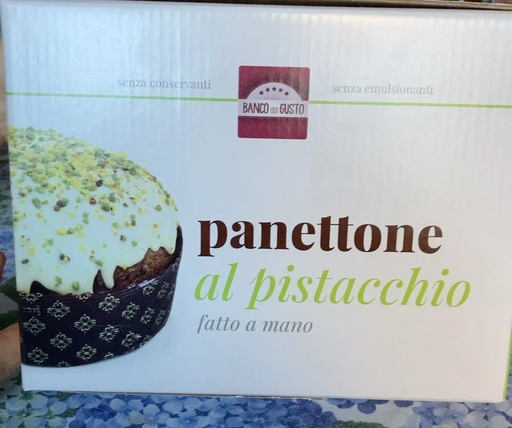 Panettone al pistacchio