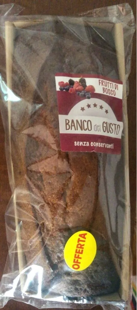 plum cake frutti di bosco