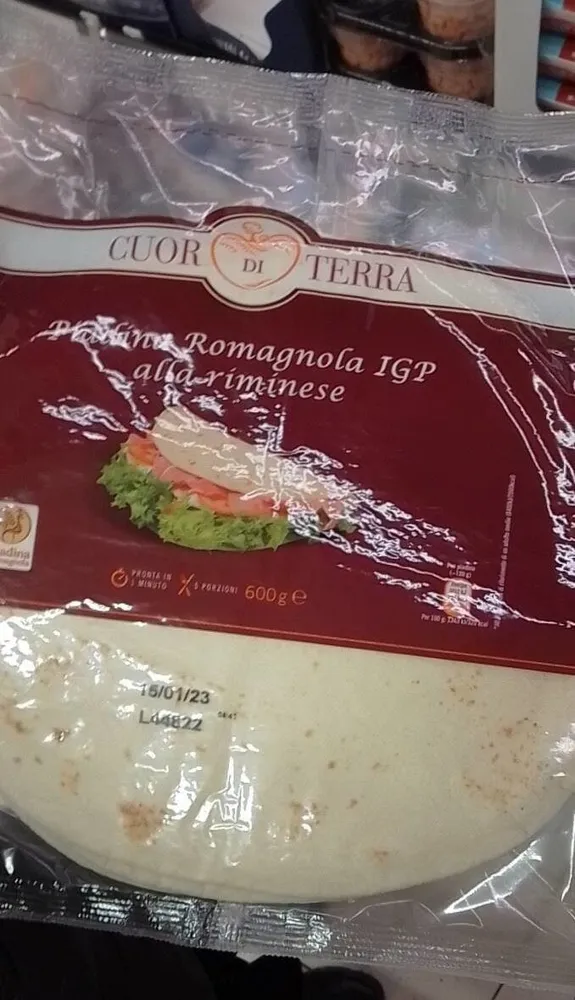 Piadina romagnola IGP alla riminese