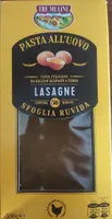 Lasagne pasta all'uovo sfoglia ruvida