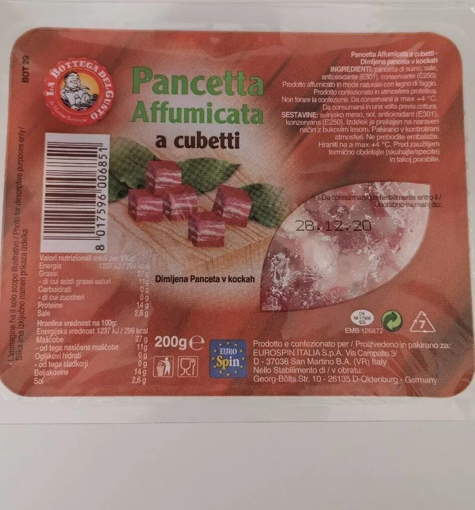 Pancetta Affumicata a cubetti