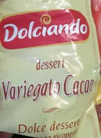 Dessert variegato al cacao