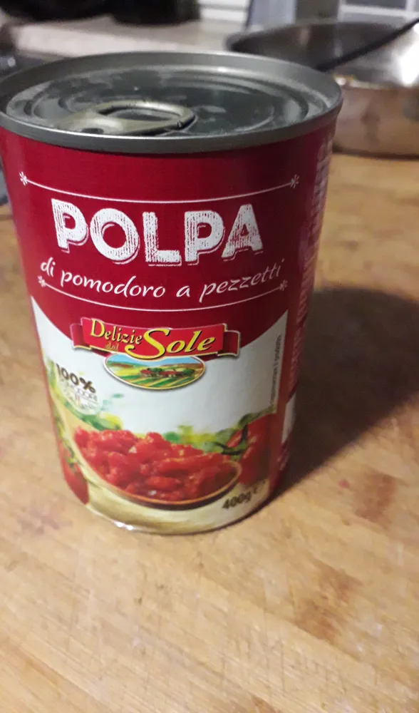 Polpa di pomodoro a pezzetti