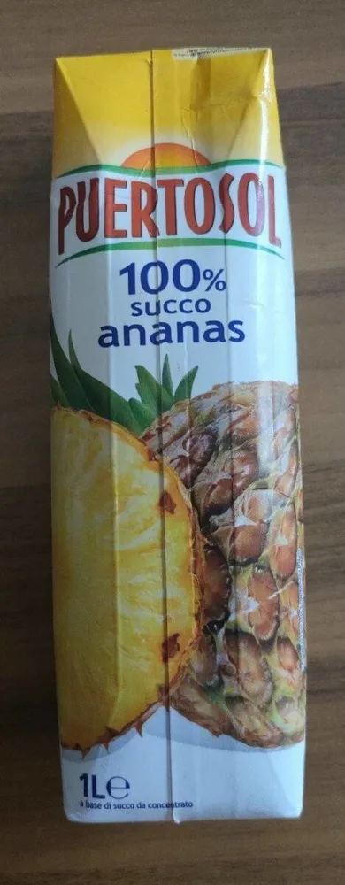 Succo all'ananas 100%