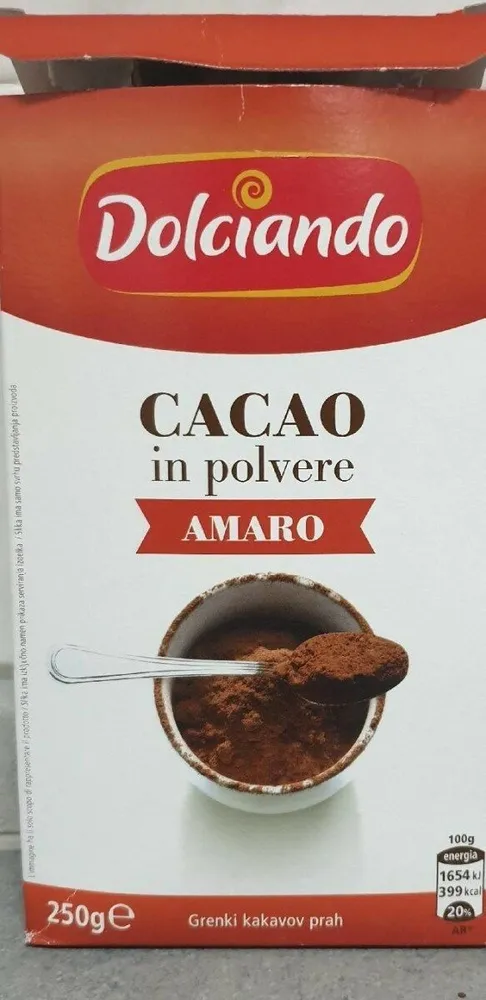 Cacao in polvere amaro