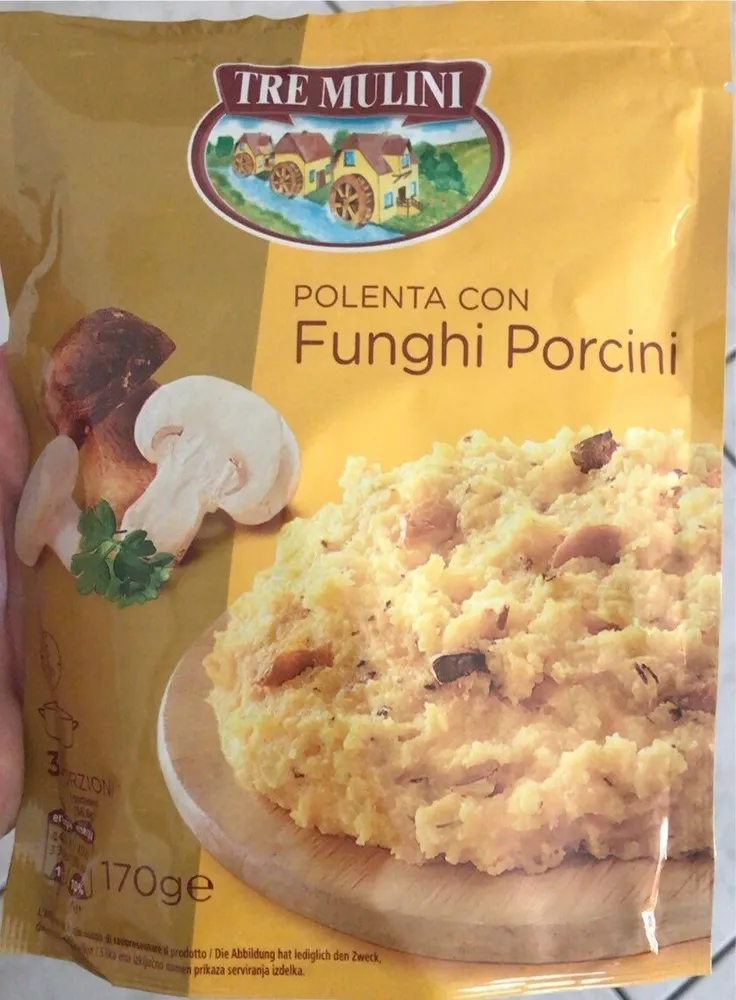 Polenta con funghi porcini