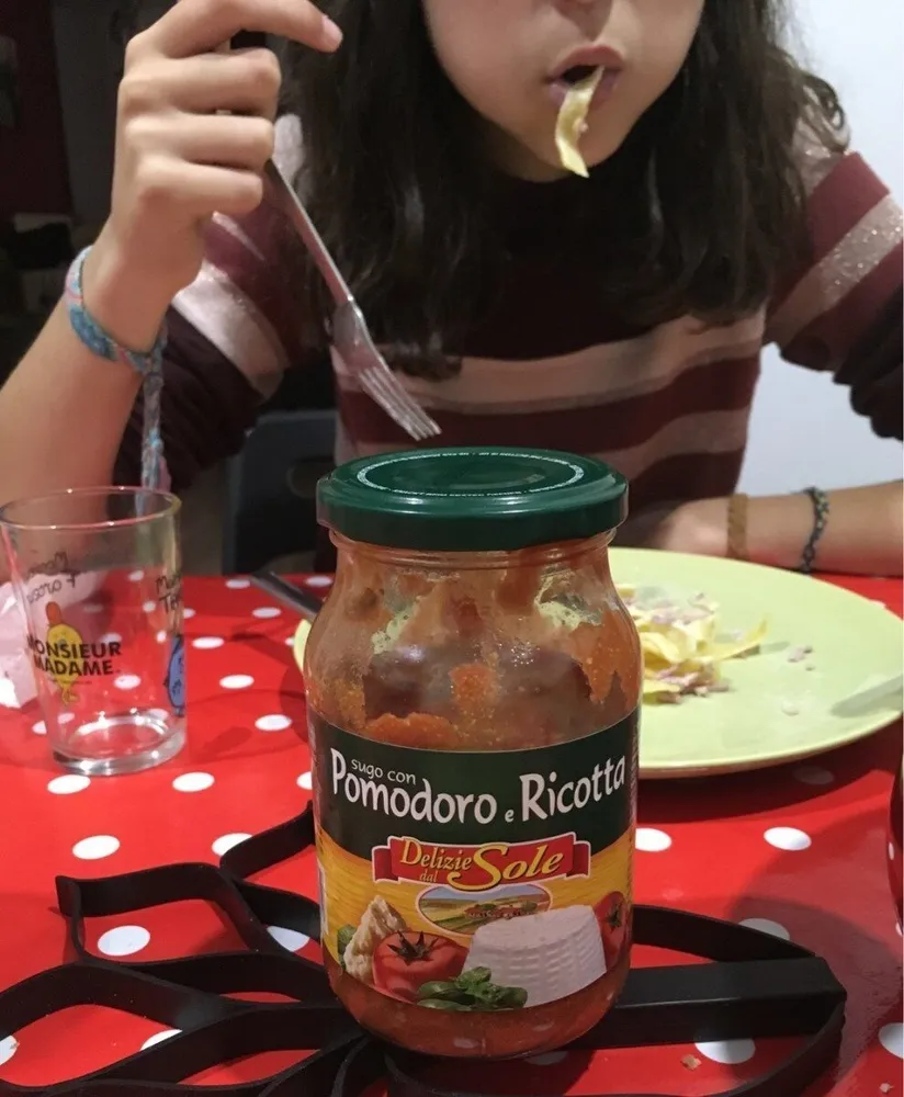 Sugo con pomodoro e ricotta