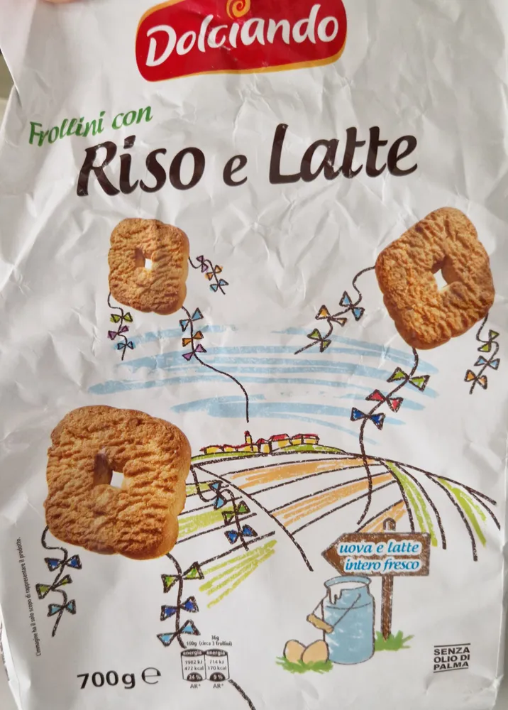 Frollini con Riso e latte