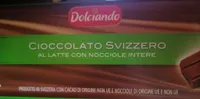 Cioccolato svizzero con le nocciole