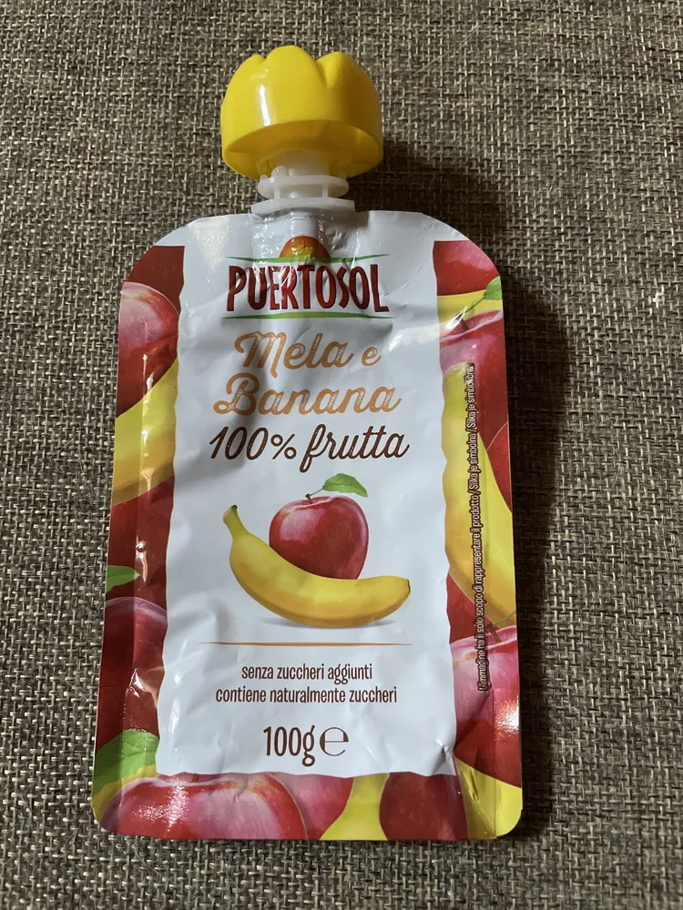 Mela e banana 100% frutta