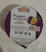 Polpa di prugne e fibre vegetali
