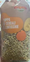 Zuppa di cereali e lenticchie