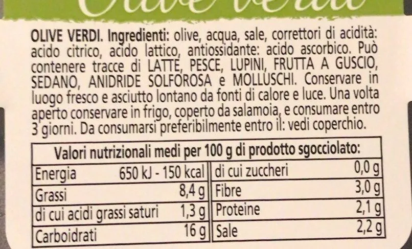 Le olive verdi