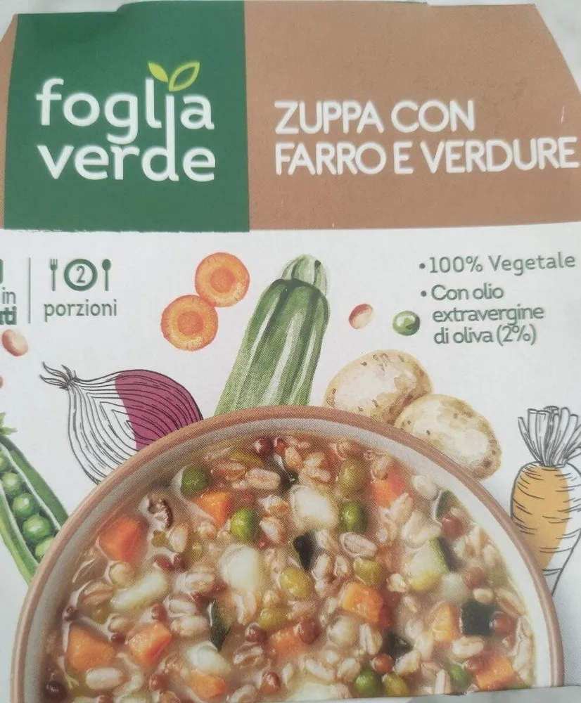 Zuppa con farro e verdure
