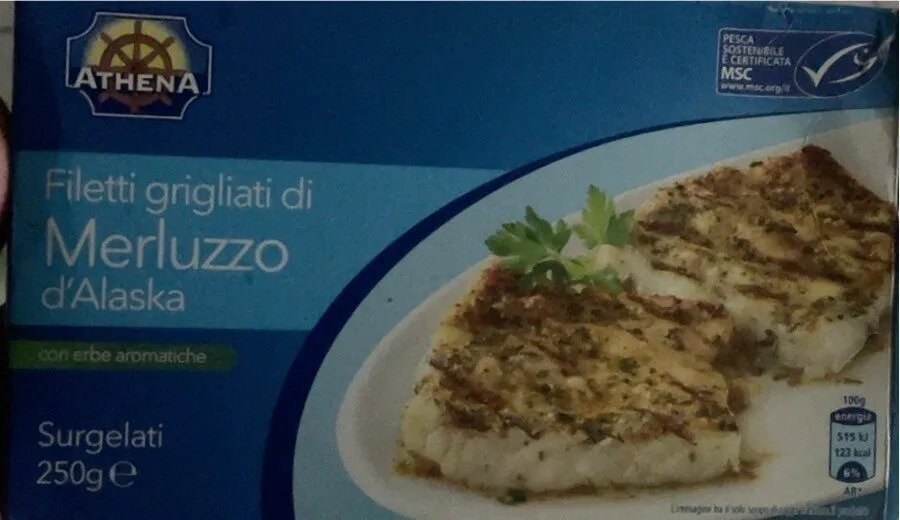 Filetti grigliati di merluzzo d’alaska