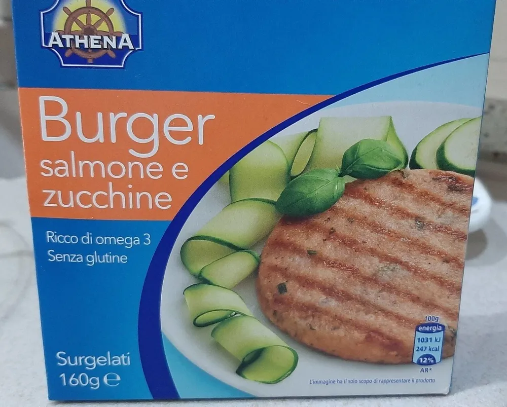Burger salmone e zuchine