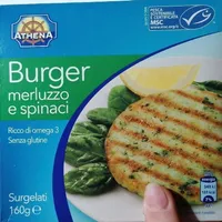 Burger merluzzo e spinaci