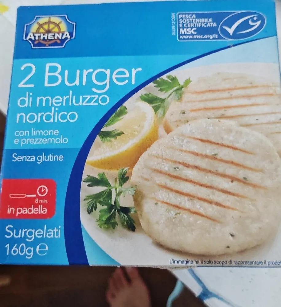 Burger Di merluzzo Nordico