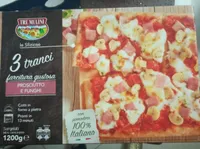 Le sfiziose 3 tranci prosciutto e funghi