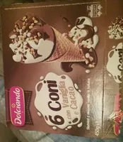 Coni con vaniglia e cacao