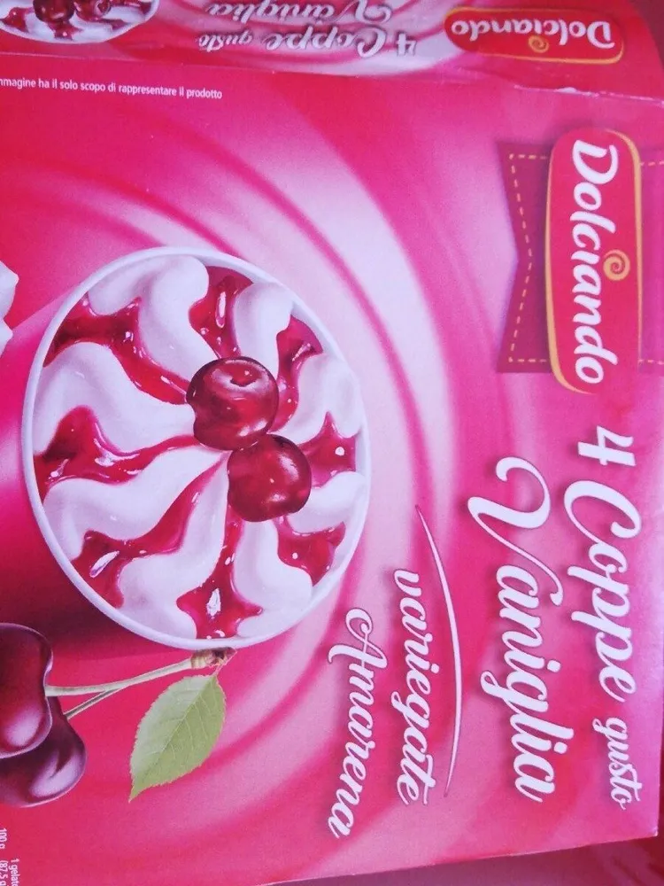 4 coppe gusto vaniglia