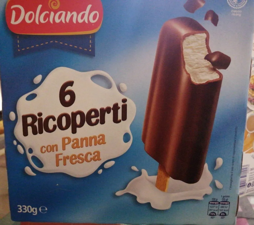 Ricoperti con panna fresca
