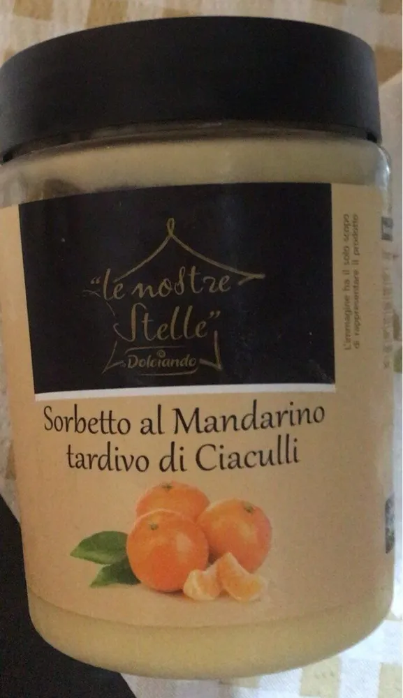 Sorbetto al mandarino