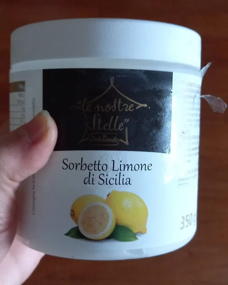 Sorbetto al limone