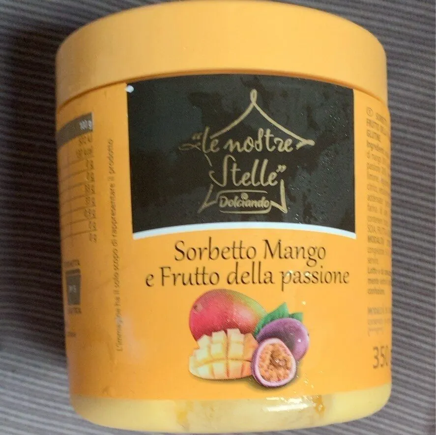 Sorbetto di Mango e Frutto della Passione