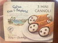 3 mini cannoli Giro tra i sapori