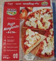 Pizza margherita alta