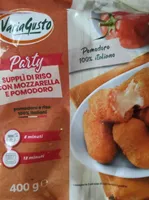 Supplì di riso con mozzarella e pomodoro