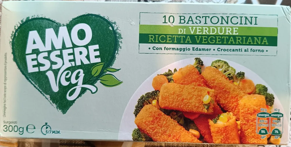 Bastoncini di verdure - ricetta vegetariana