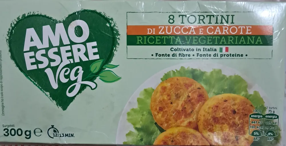 Tortino zucca e carote