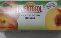 Succo e polpa pesca