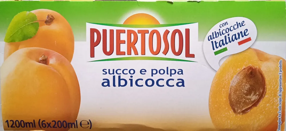 succo e polpa di albicocca