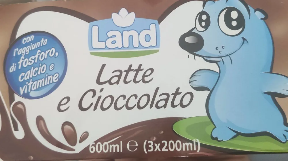 Latte al cioccolato