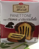 Panettone con crema al cioccolato