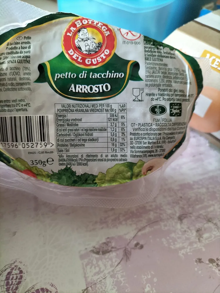 Petto di tacchino arrosto - trancio