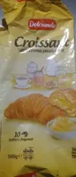 Croissant con crema pasticcera