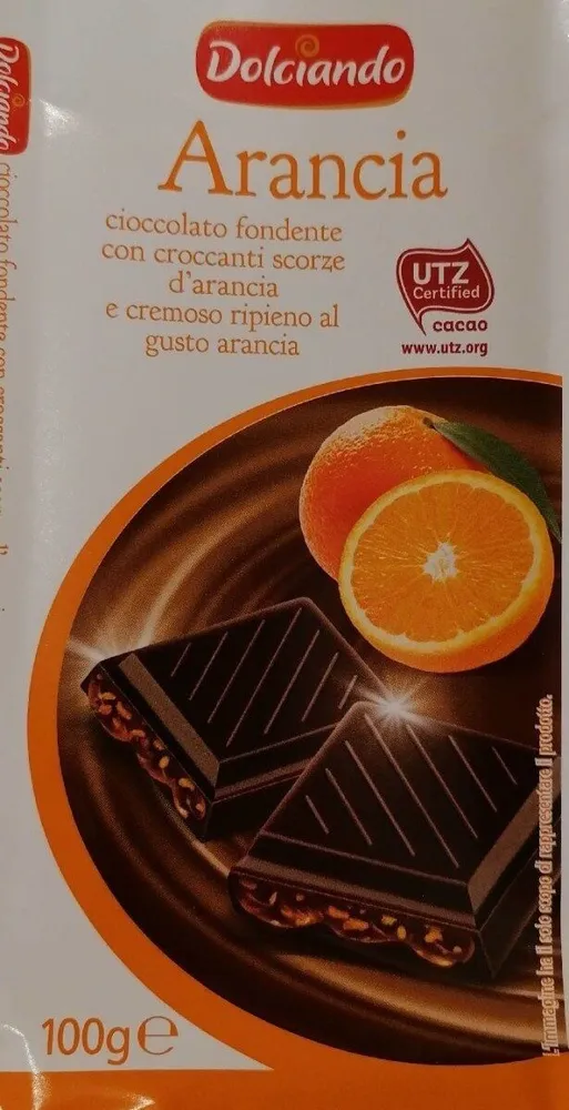 Cioccolato fondente arancia