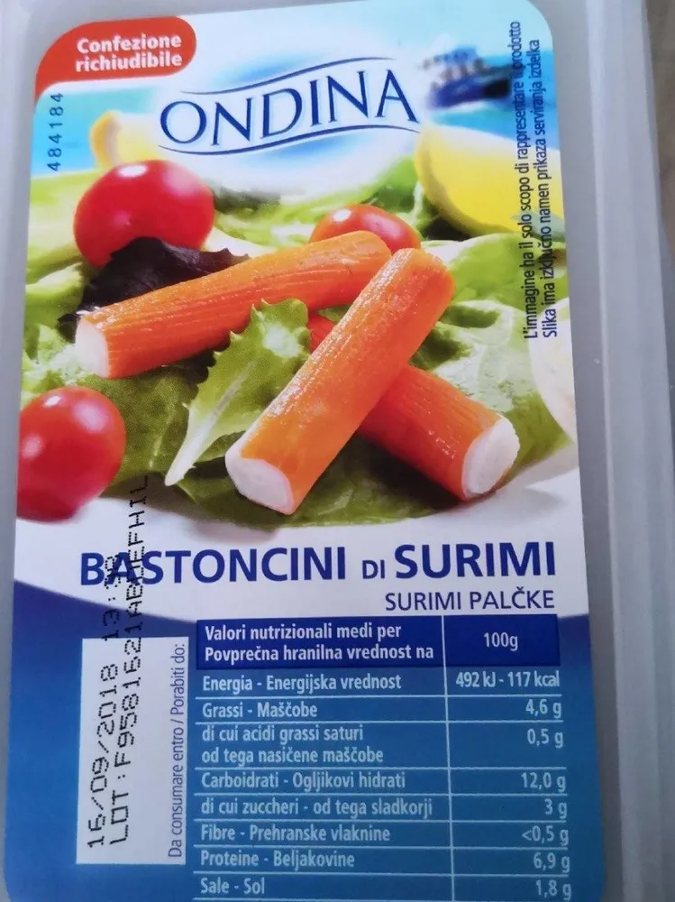 Bastoni du surimi