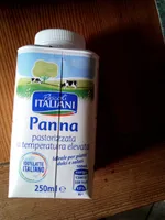 Panna pastorizzata a temperatura elevata